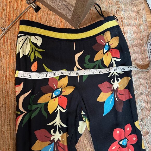 Anthropology Low Rise Trippy 70's Flare Bell Bottoms - Picture 4 of 7